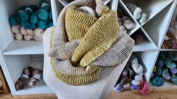 Strickanleitung Doppelhalbschal